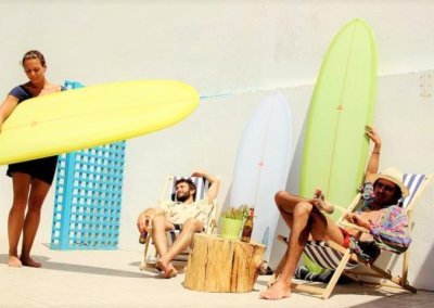 guest house surf camp holiday Peniche long board